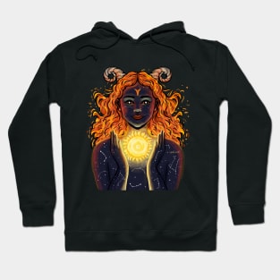 Sun in Aries - Zodiac Woman Hoodie